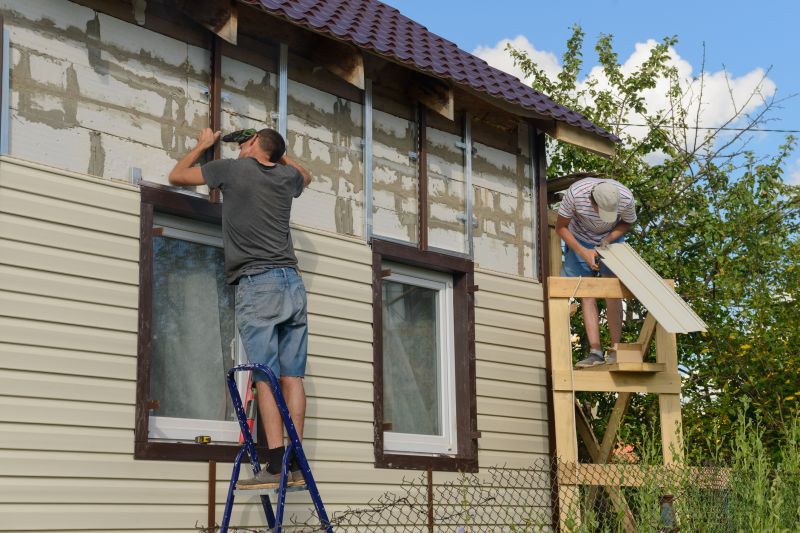 Professional Vinyl Siding Installation Crew